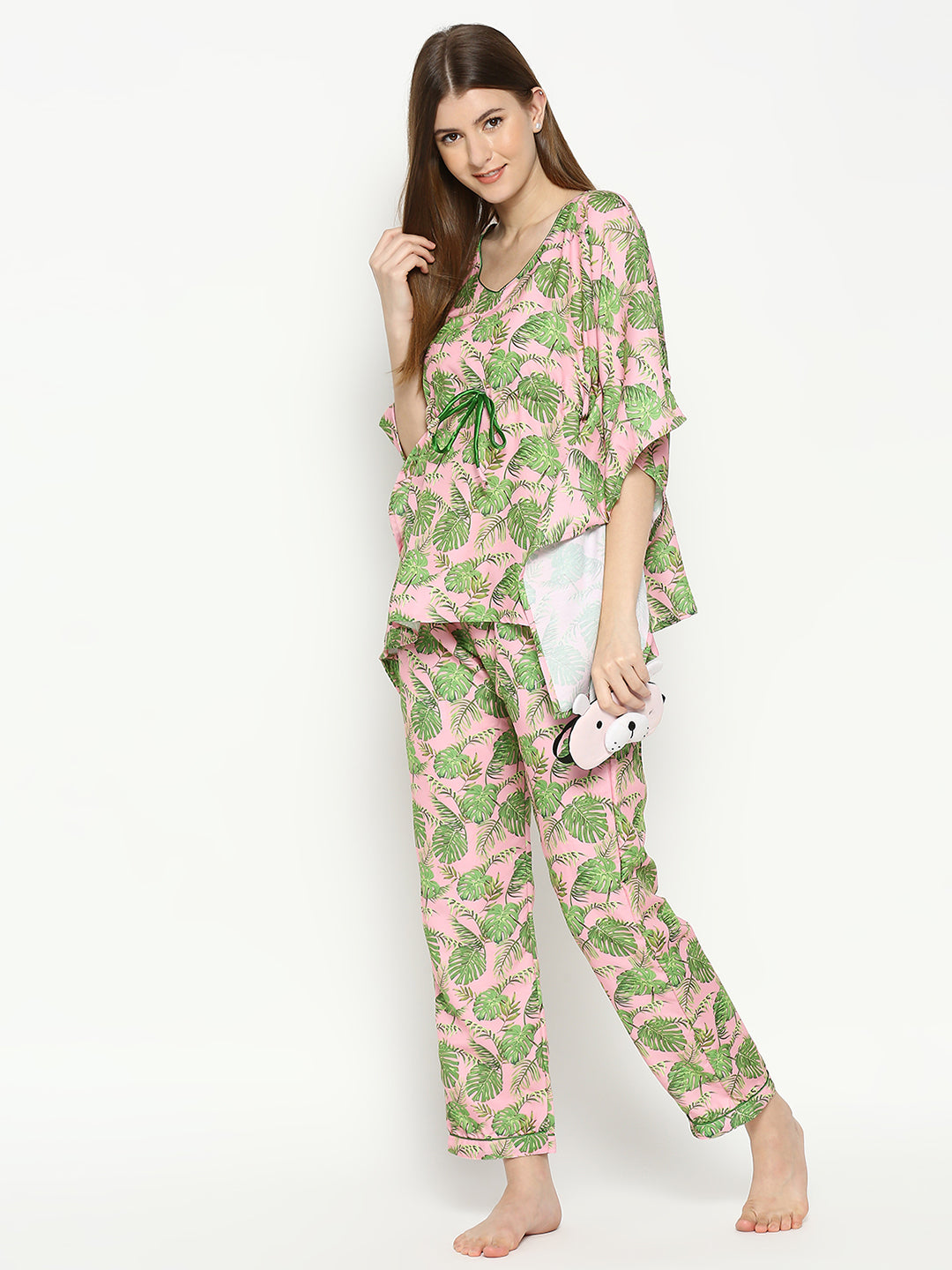 Exotica Kaftan Pj Set - Cotton Rayon Pj Set in Kaftan Style
