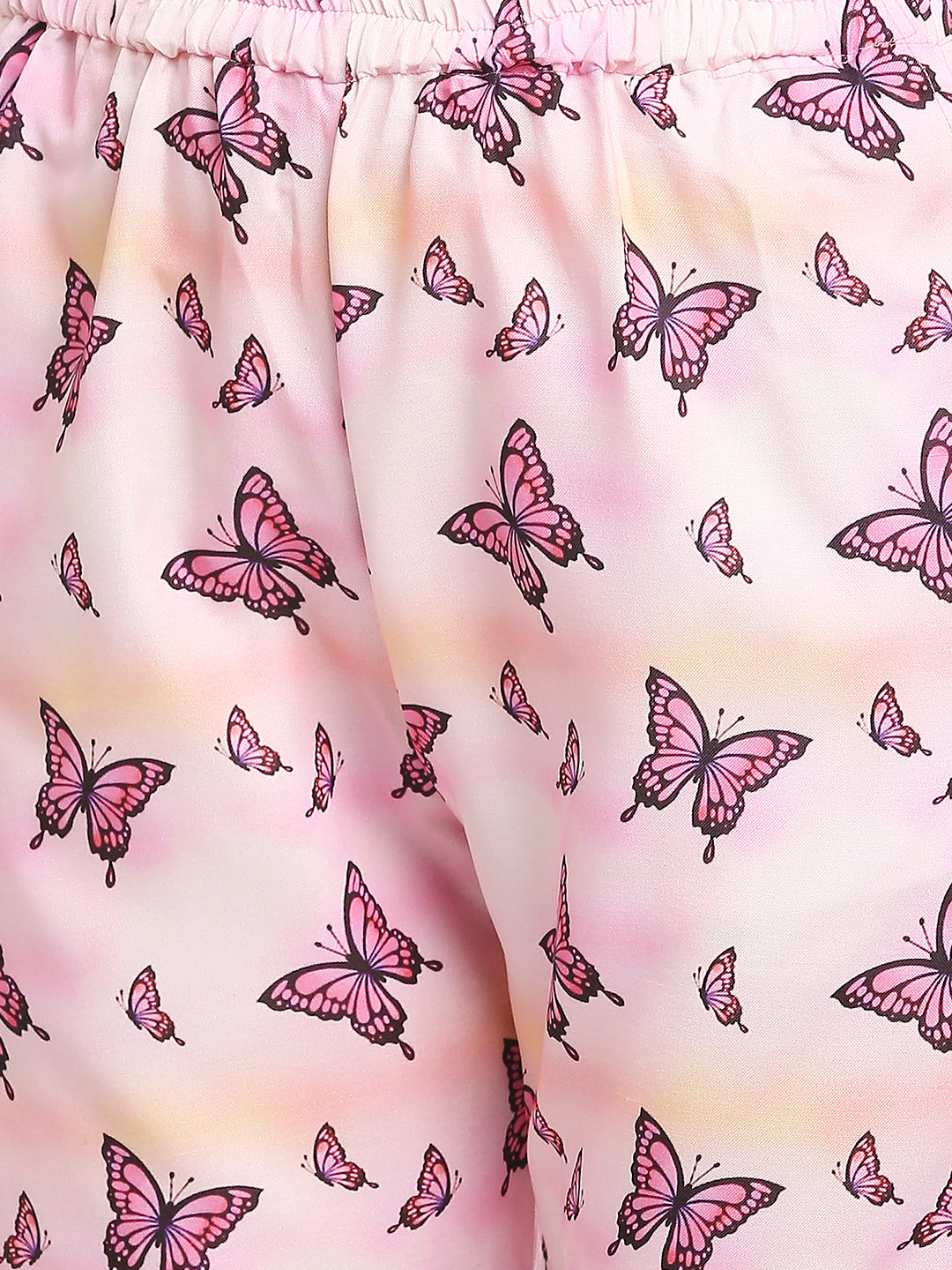 Butterfly Kaftan Pj Set - Cotton Rayon Pj Set in Kaftan Style