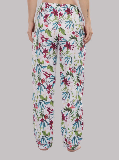 Garden Glow Kaftan Pj Set - Cotton Rayon Pj Set in Kaftan Style