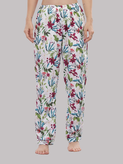 Garden Glow Kaftan Pj Set - Cotton Rayon Pj Set in Kaftan Style