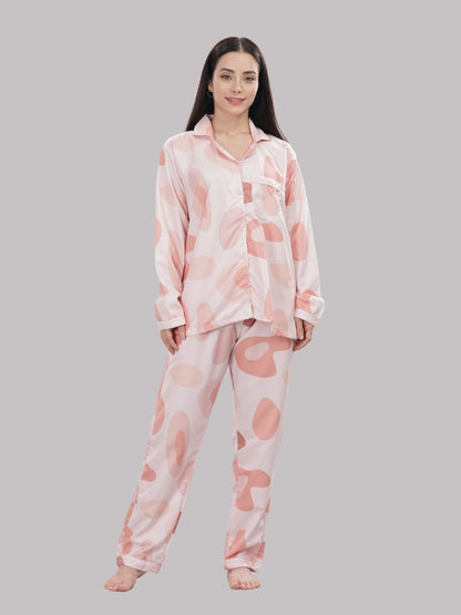 Wine Not Button Down Pj Set - Cotton Rayon Pj Set with Notched Collar