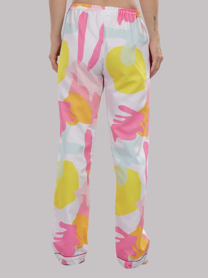 Boss Babe Button Down Pj Set - Cotton Rayon Pj Set with Notched Collar