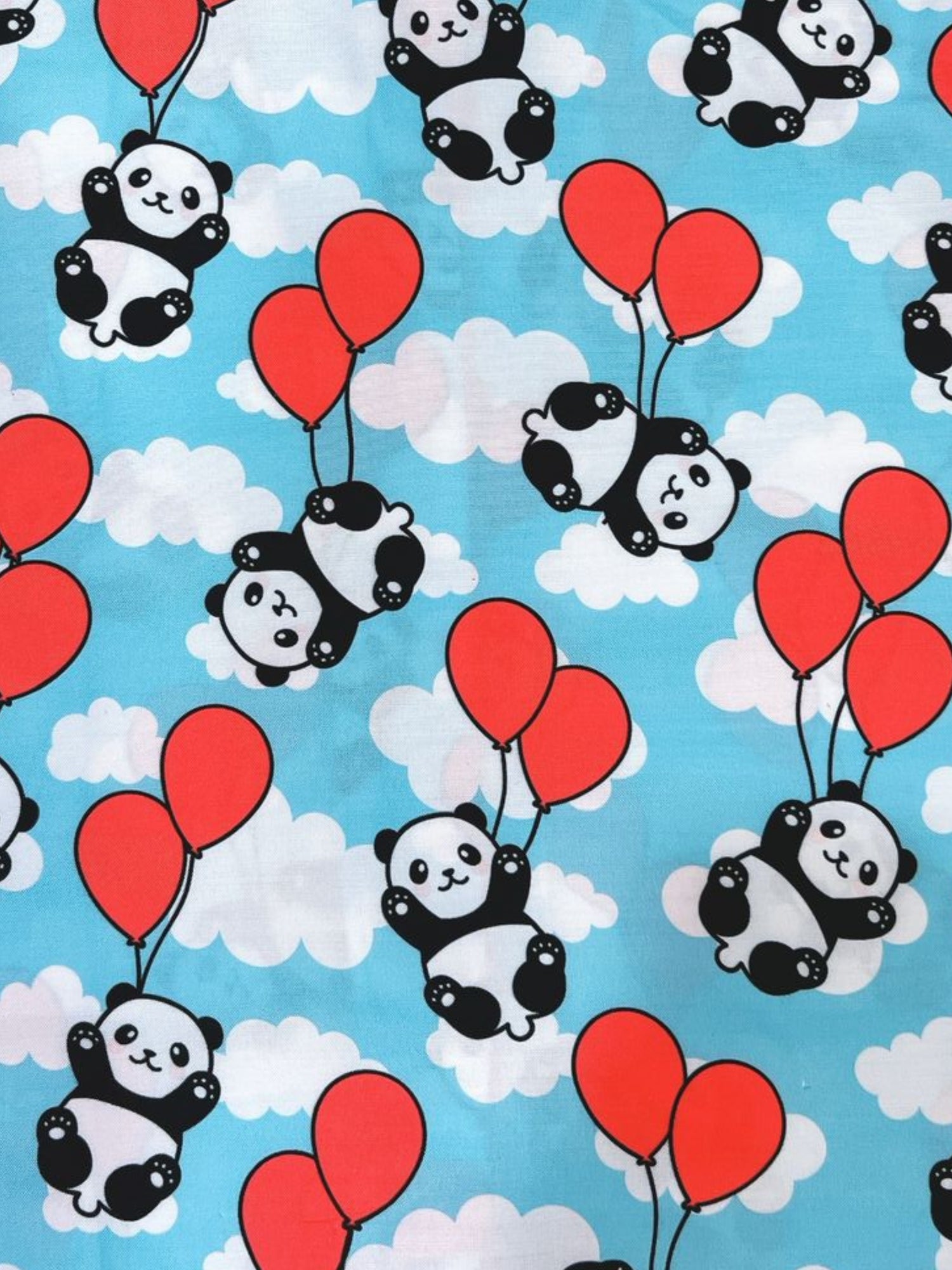 Happy Panda Kaftan Pj Set - Cotton Rayon Pj Set in Kaftan Style
