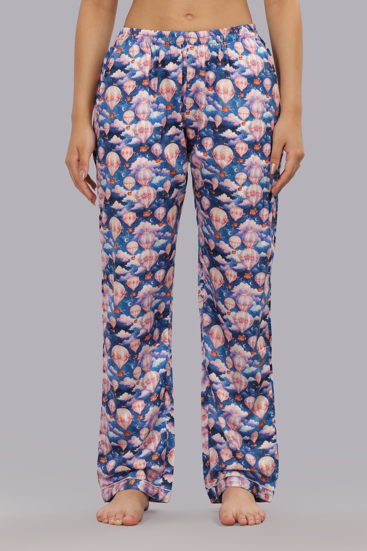 Parachutes Button Down Pj Set - Pure Cotton Pj Set with Notched Collar