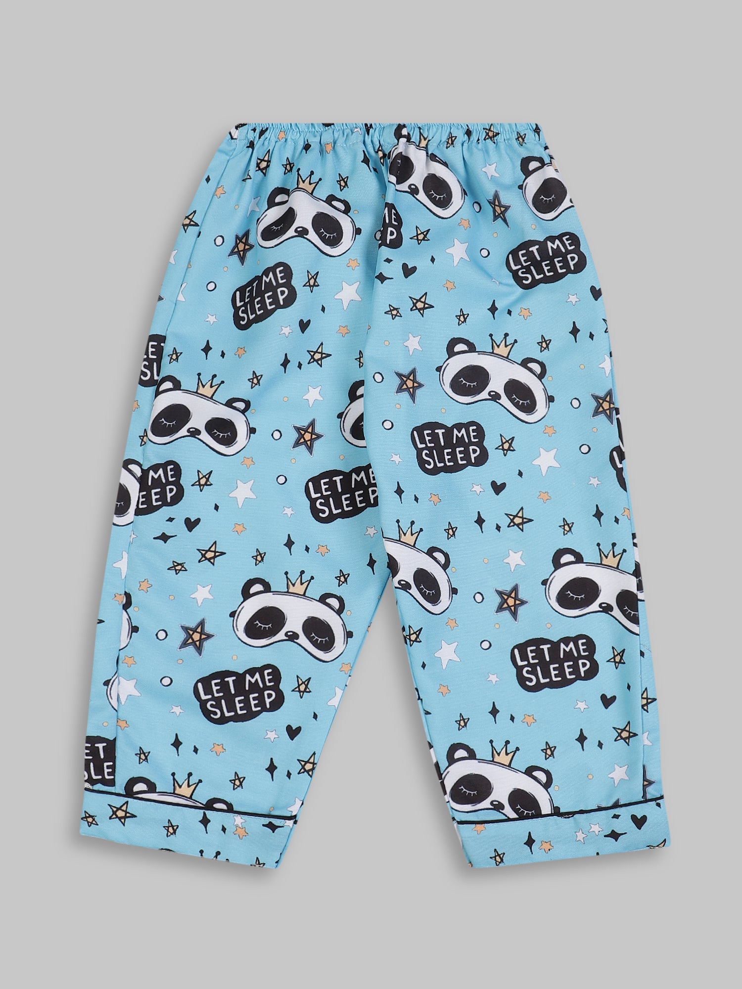 Let me sleep Kids Pj Set - Cotton Rayon Pj Set with Notched Collar