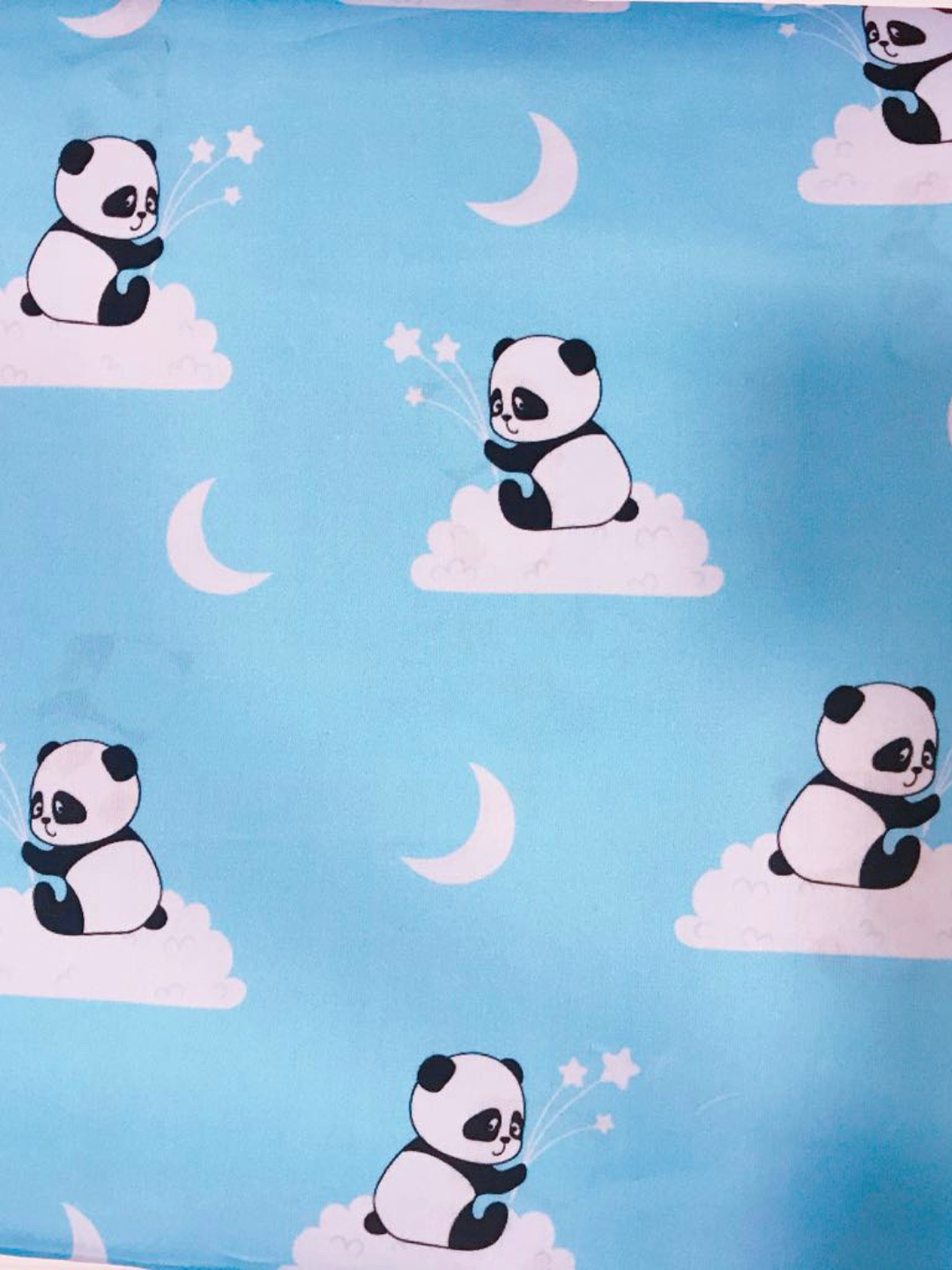 Dreaming Panda Maternity Pj Set - Pure Cotton Pj Set in Round Neck with 2 Invisible Zips for Feeding