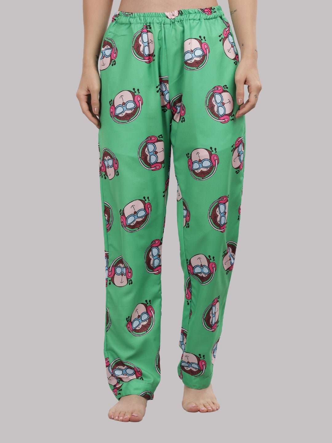 Monkey Business T-shirt Pj Set - Oversized Tshirt with Pj Combo