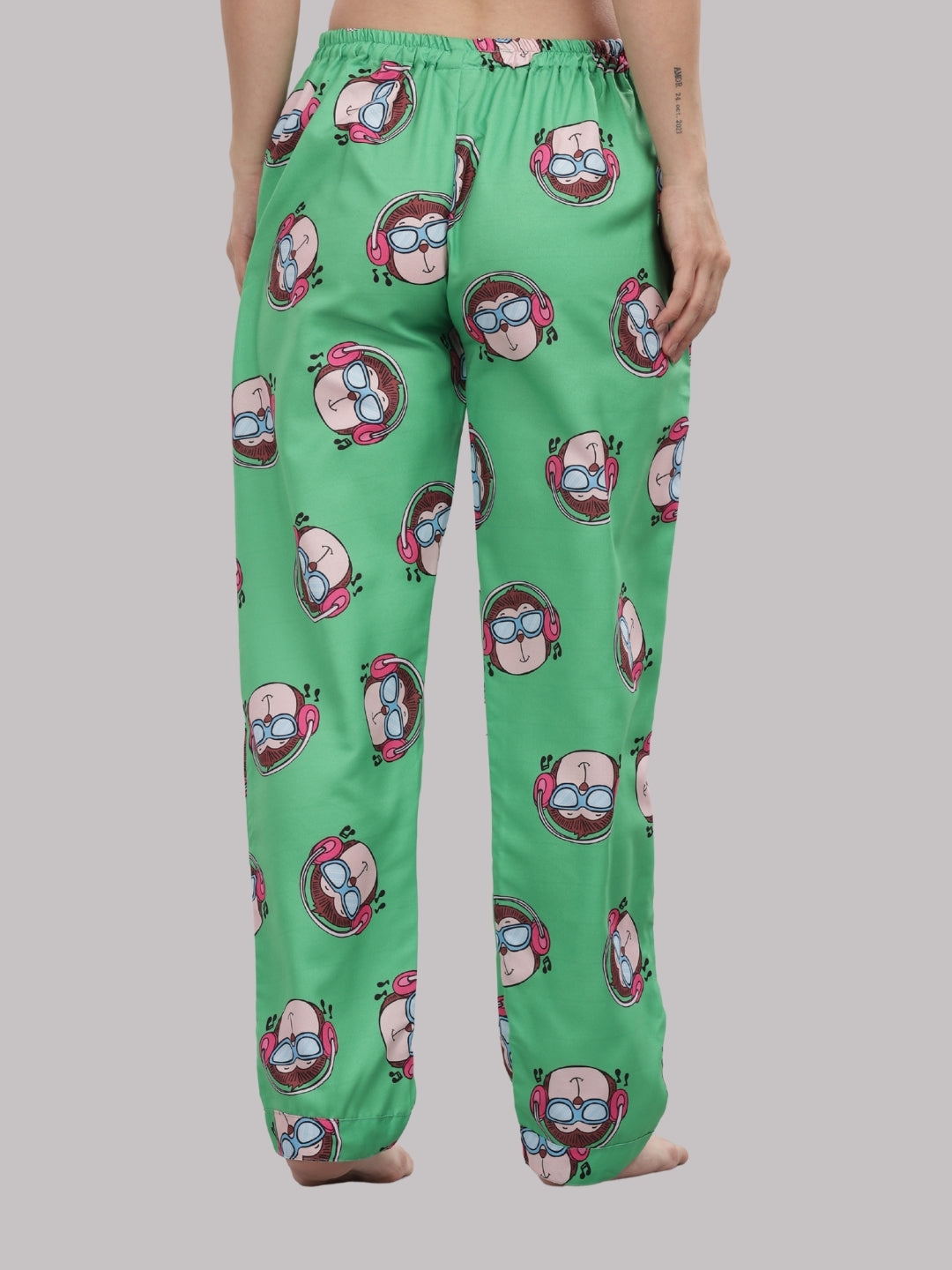 Monkey Business T-shirt Pj Set - Oversized Tshirt with Pj Combo