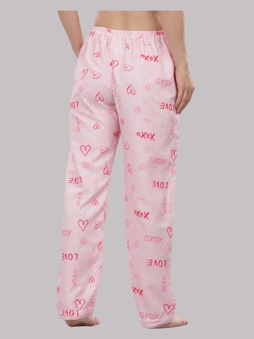 XOXO T-shirt Pj Set - Oversized Tshirt with Pj Combo