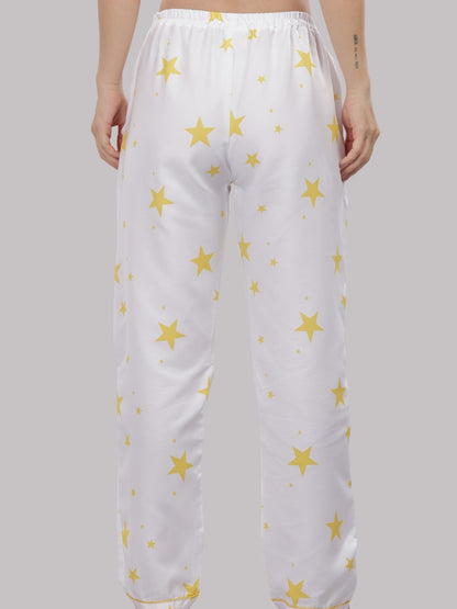 Sleepy Bear Button Down Pj Set - Cotton Rayon Pj Set with Notched Collar
