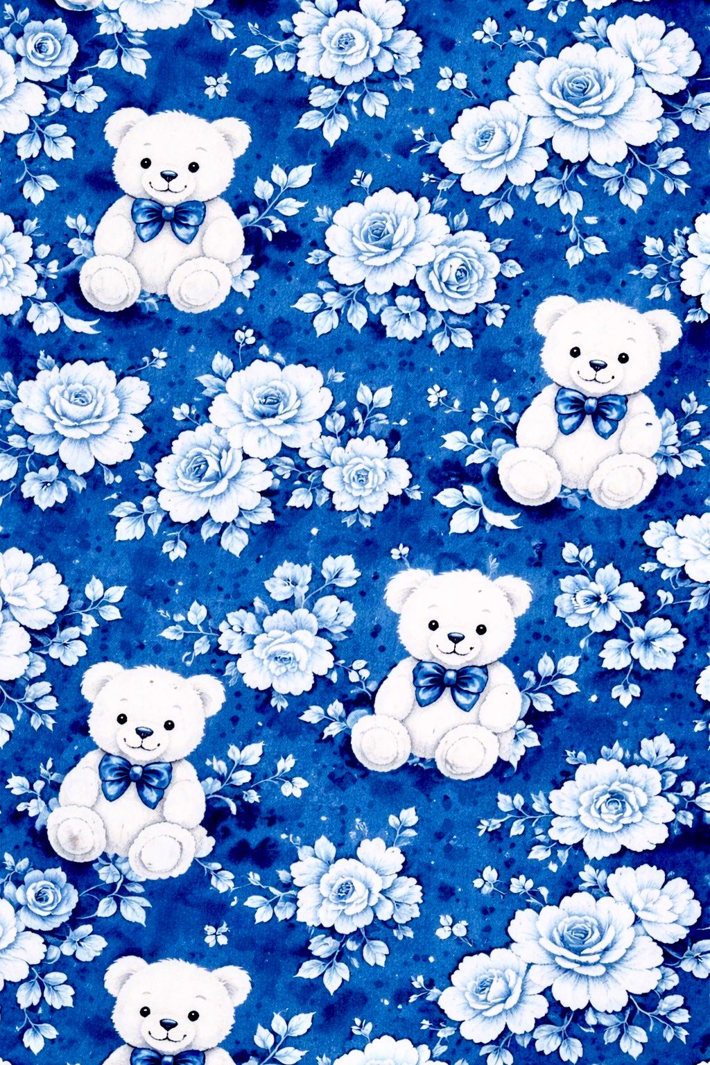 Beary Cute Maternity Kaftan Pj Set - Pure Cotton Pj Set in Kaftan Style with Single Invisible Zip for Feeding