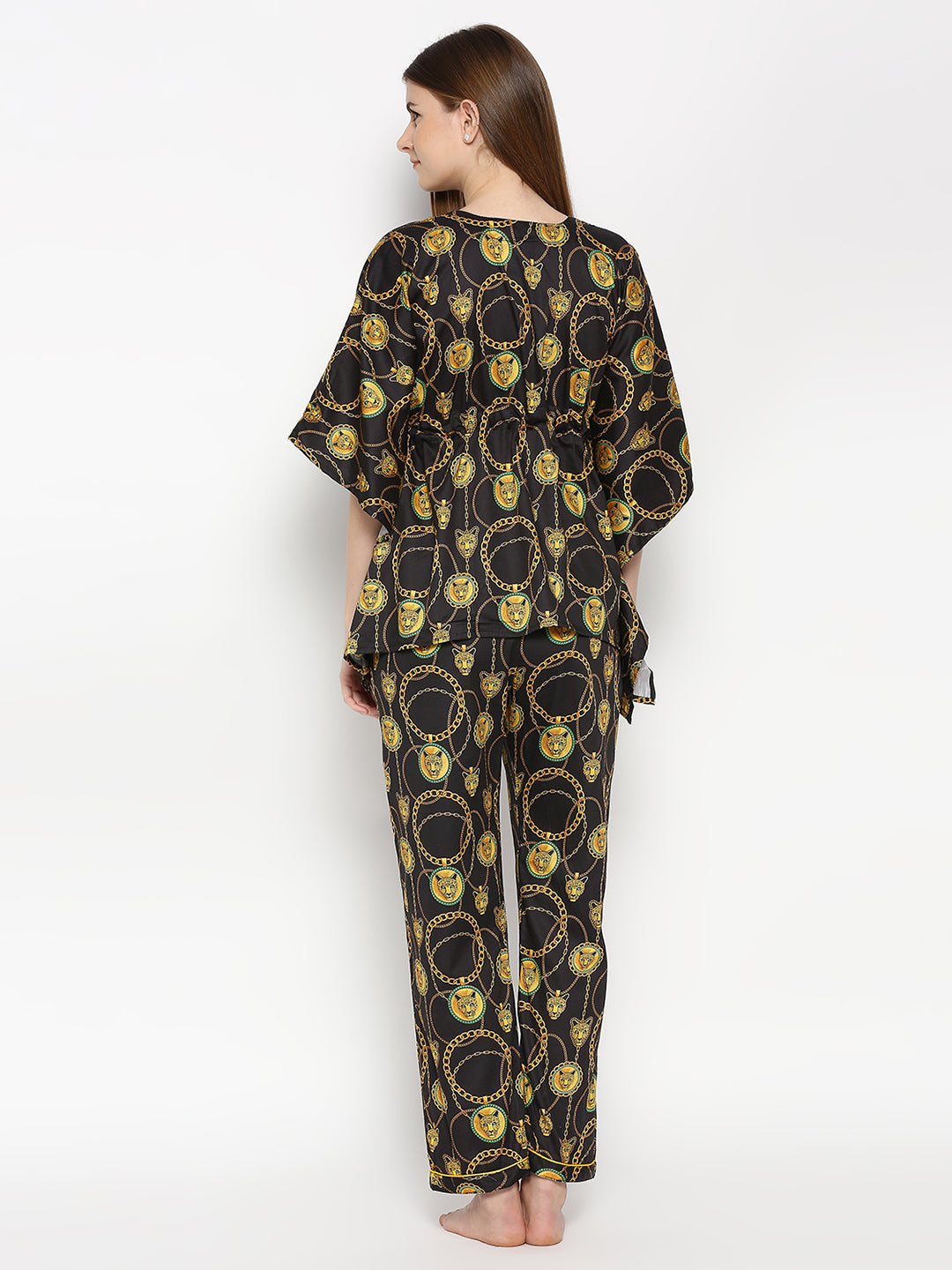 Black Panther Kaftan Pj Set - Pure Cotton Pj Set in Kaftan Style