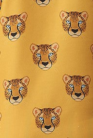 Lady Leopard Kaftan Pj Set - Cotton Rayon Pj Set in Kaftan Style