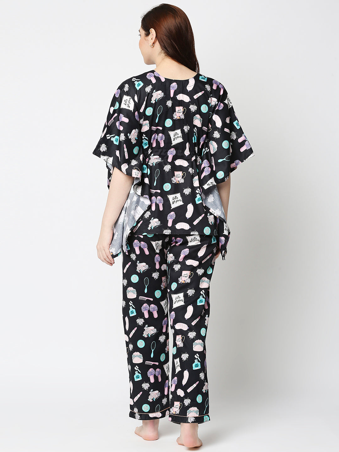 Spa Time Kaftan Pj Set - Pure Cotton Pj Set in Kaftan Style