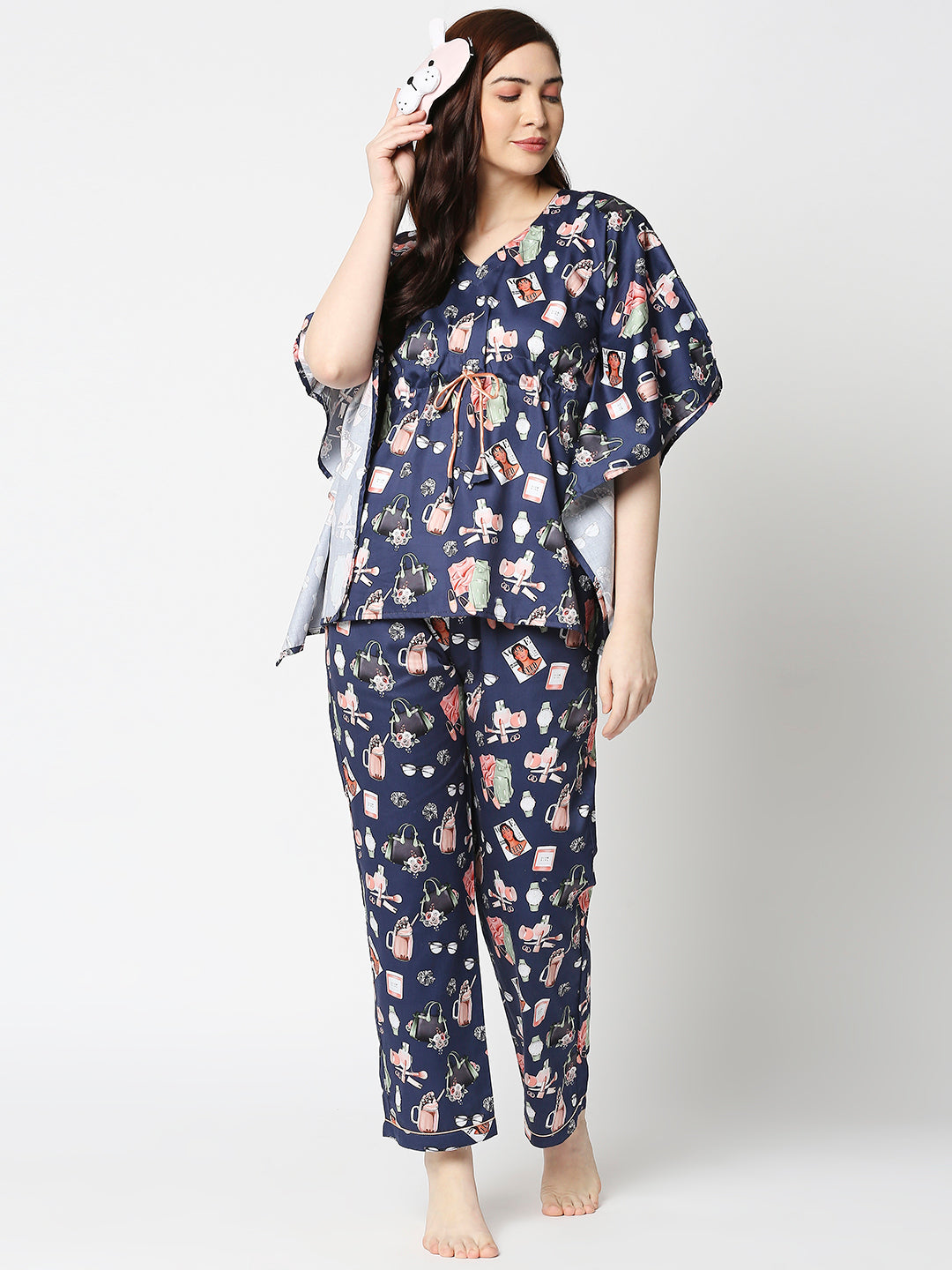 Fashionista Kaftan Pj Set - Pure Cotton Pj Set in Kaftan Style