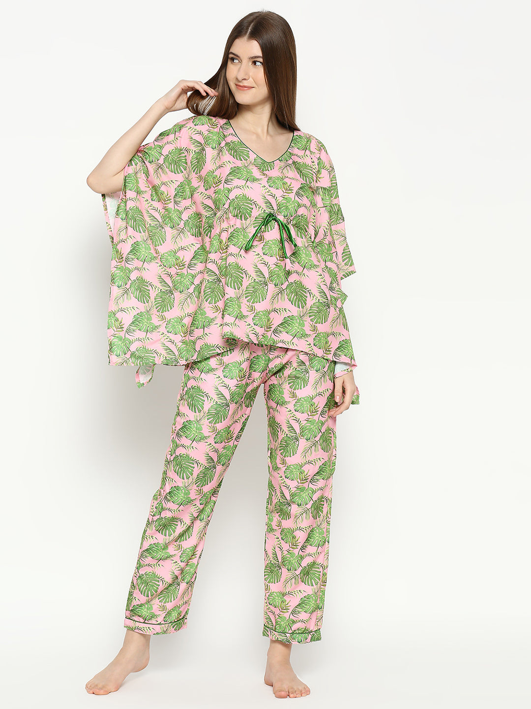 Exotica Kaftan Pj Set - Cotton Rayon Pj Set in Kaftan Style